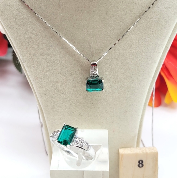 ⚘️Beautiful topaz silver 925 set - Picture 3 of 5